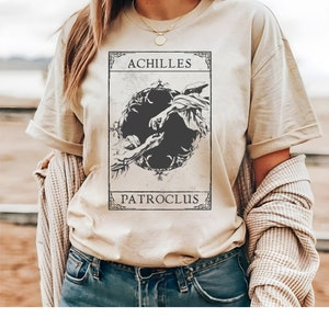 Song Of Achilles Shirt Achilles Patroclus Academia Clothing Bookish Booktok Dark Academia Greek Mythology Light Academia Homer Iliad Libra