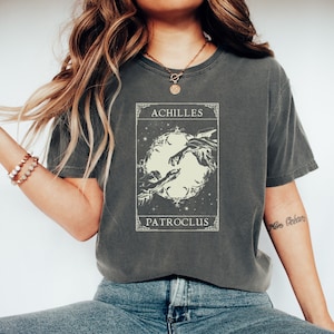 Song Of Achilles Shirt Achilles Patroclus Academia Clothing Bookish Booktok Dark Academia Greek Mythology Light Academia Homer Iliad Library