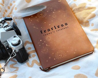 Personalise Fearless Rep Gift For Her Era Concert Tour,  journal,  Notebook Merch Office Album