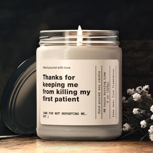 Funny Nurse Preceptor Candle, Gift for World&#39;s Best Nurse crna, Nurse Preceptor Gift Idea, Nurse Preceptor Gift, difference Maker thank you