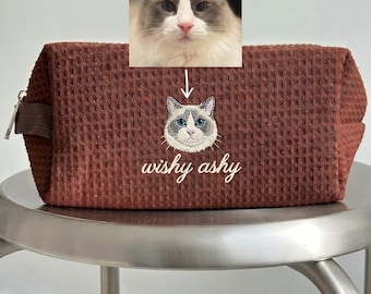 Borsa per il trucco personalizzata, borsa personalizzata, trousse cosmetica, beauty case, borsa per il trucco, borsa da viaggio, regalo per lei