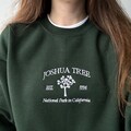 Joshua Tree National Park sweatshirt, Custom embroidered sweatshirt, National park shirt, California, Fall sweatshirt, embroidered shirt product logo