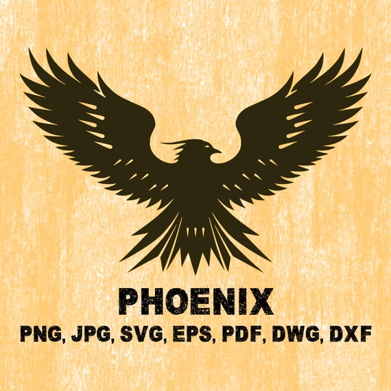 Phoenix Firebird Logo Phoenix Firebird Flying 5281110 Vector Art At