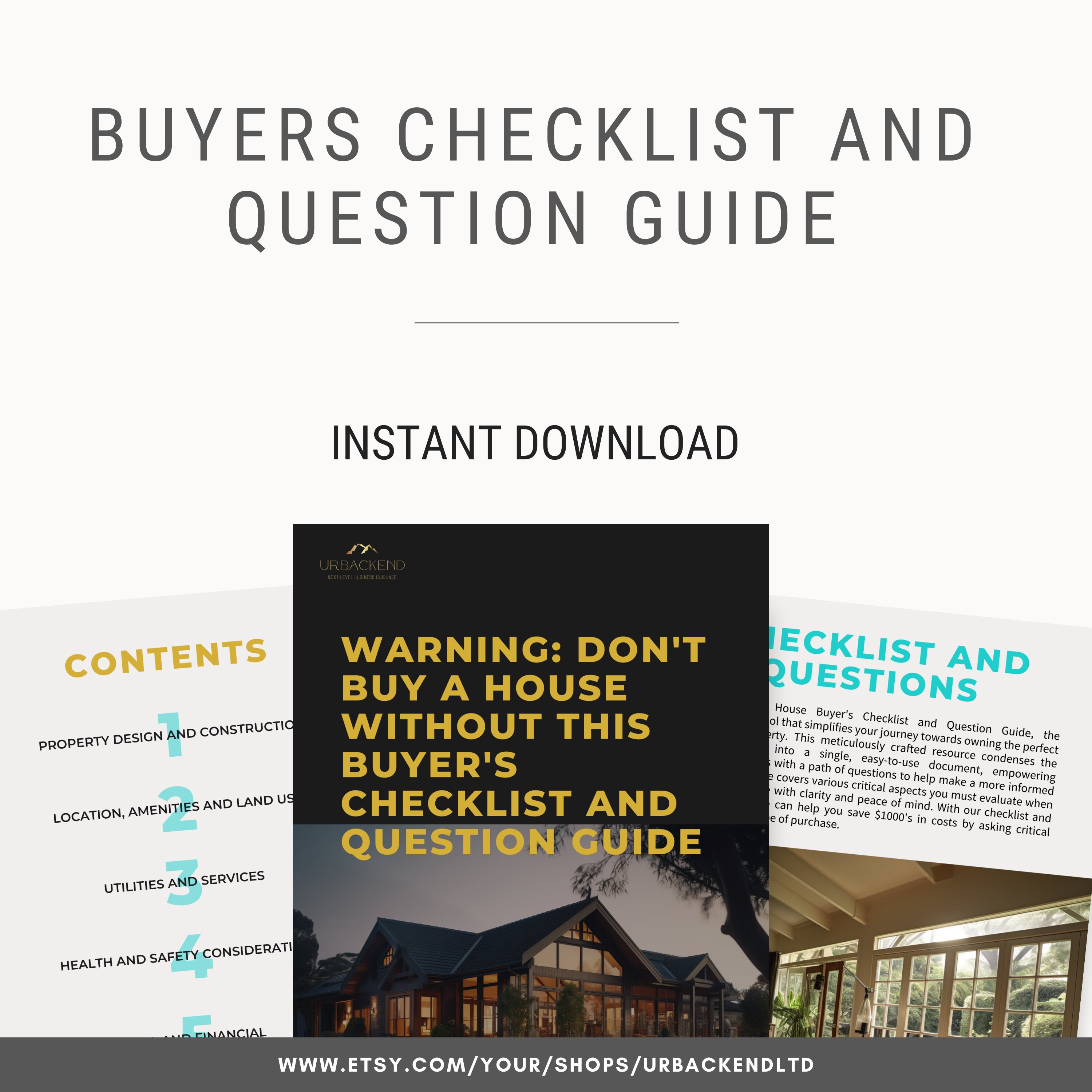 2024 Don’t Buy a House Without This Buyers Checklist and Question Guide
