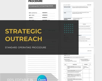 Client Engagement Process | Customer Management | Plug n Play | SOP Template |  Canva Editable