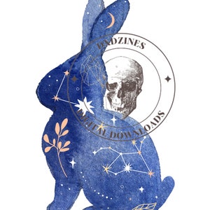 Celestial BUNNY Instant digital download