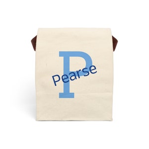 Custom Canvas Lunch Bag With Strap