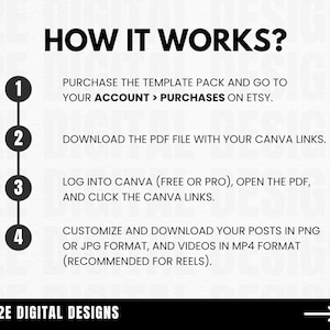 Millionaire Mindset Quotes: Black & Gold Instagram Posts (Canva Editable) image 9