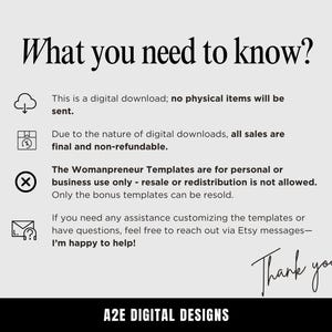 Female Entrepreneur Instagram Templates: Business Coach Social Media Posts (Canva Editable Digital Download) image 9
