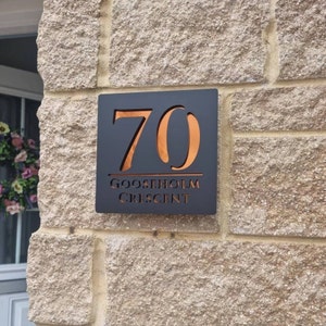 House Numbers, Engraved House Signs
