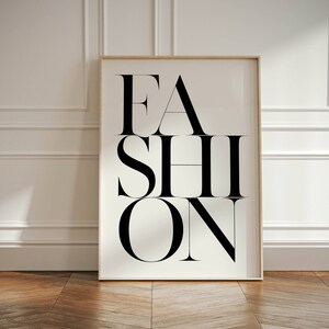 Fashion Print, Fashion Quote, Typography Wall Art, Fashion Word Poster, Fashion Quotes Poster, Fashion Wall Art, Fashion Printable Art