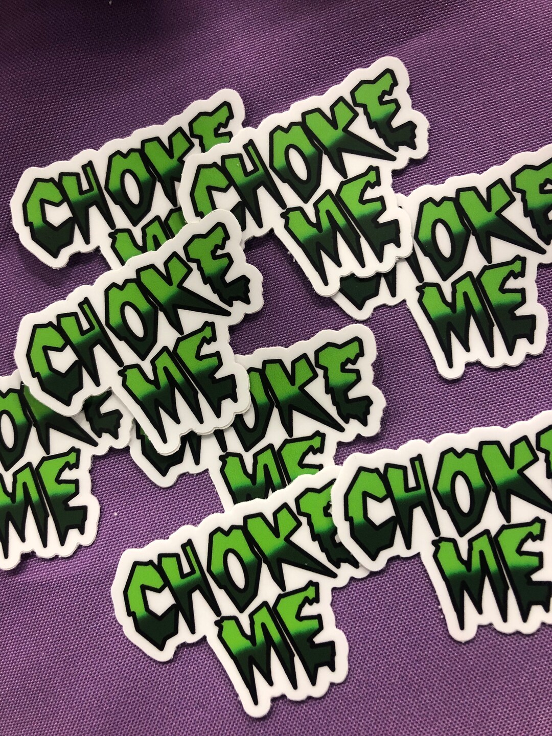 Choke Me Vinyl Sticker - Etsy