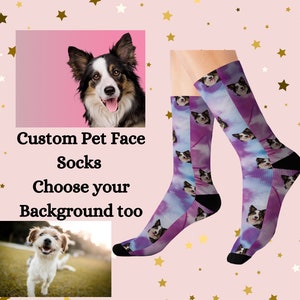 custom pet face socks