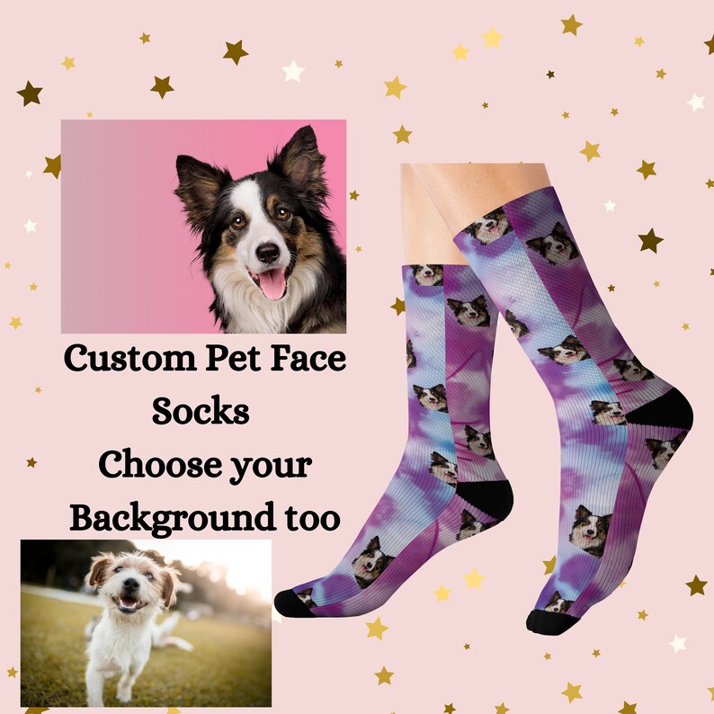 custom pet face socks