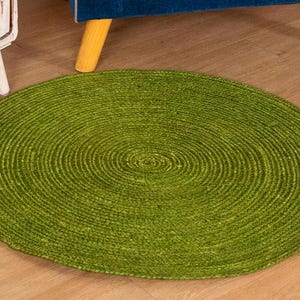 Round Jute Rug Boho Decor Rug Handwoven Rug Vintage Rug Circle Rug Home Decor Small Rug Bath Mat Doormat Rug Home Decor Rug Outdoor Rug