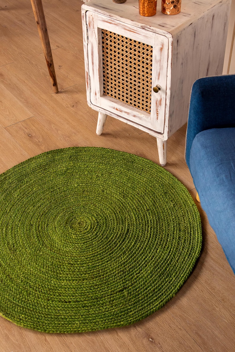 Round Jute Rug Boho Decor Rug Handwoven Rug Vintage Rug Circle Rug Home Decor Small Rug Bath Mat Doormat Rug Home Decor Rug Outdoor Rug