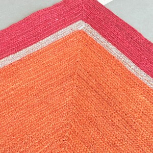 Natural Jute Rug- Handcrafted Rug Vintage Rug Hallway Rug Handmade Rug Bohemian Rug, Fabulous Rug Outdoor Rug Braided Jute Rug Bedroom Rug