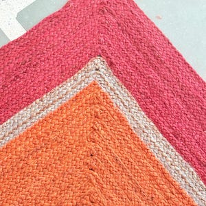 Natural Jute Rug- Handcrafted Rug Vintage Rug Hallway Rug Handmade Rug Bohemian Rug, Fabulous Rug Outdoor Rug Braided Jute Rug Bedroom Rug