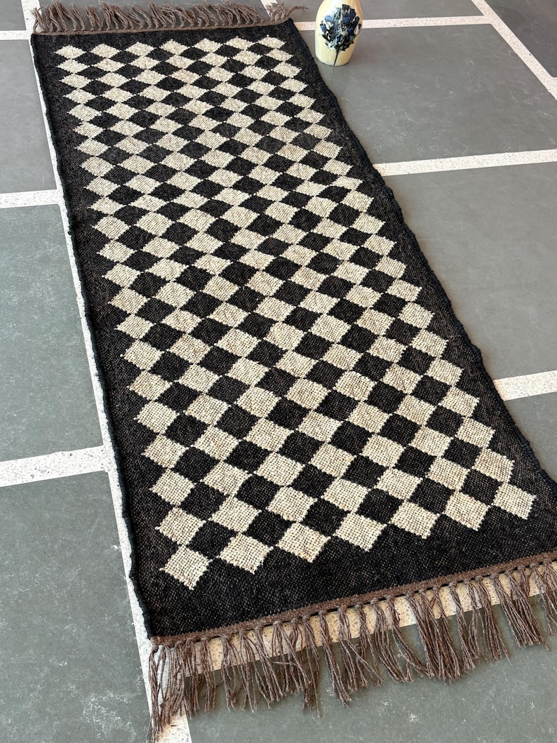 Wool  Kilim Rug Large Rug Living Room Rug Decorative Rug Traditional, wool Jute Kitchen Area Rug Hallway Sisal Rug Kilim 8x10 Home Decor Rug