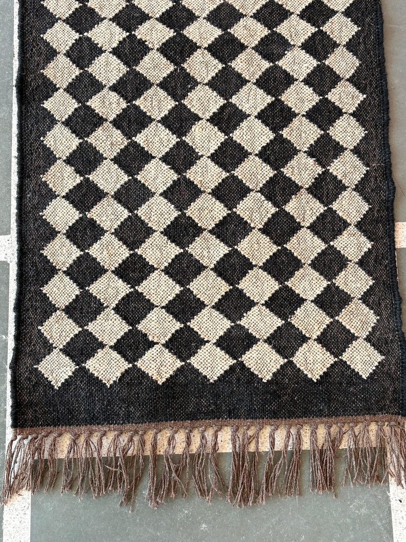 Wool  Kilim Rug Large Rug Living Room Rug Decorative Rug Traditional, wool Jute Kitchen Area Rug Hallway Sisal Rug Kilim 8x10 Home Decor Rug