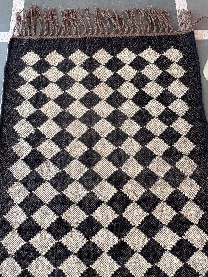 Wool  Kilim Rug Large Rug Living Room Rug Decorative Rug Traditional, wool Jute Kitchen Area Rug Hallway Sisal Rug Kilim 8x10 Home Decor Rug