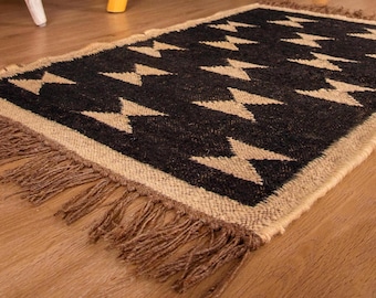 Traditional Rug Wool Jute Rug Handmade Rug Bohemian Jute Rug Kilim Runner Rug Outdoor Rug Kilim Dhurrie Navajo Rug Vintage Kilim Rug