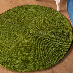 Round Jute Rug Boho Decor Rug Handwoven Rug Vintage Rug Circle Rug Home Decor Small Rug Bath Mat Doormat Rug Home Decor Rug Outdoor Rug