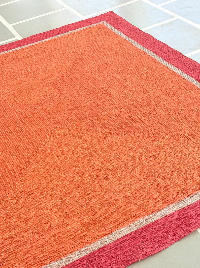 Natural Jute Rug- Handcrafted Rug Vintage Rug Hallway Rug Handmade Rug Bohemian Rug, Fabulous Rug Outdoor Rug Braided Jute Rug Bedroom Rug