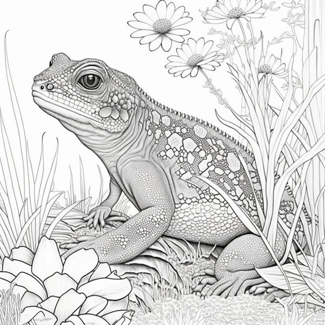 Animal Coloring Pages - Etsy
