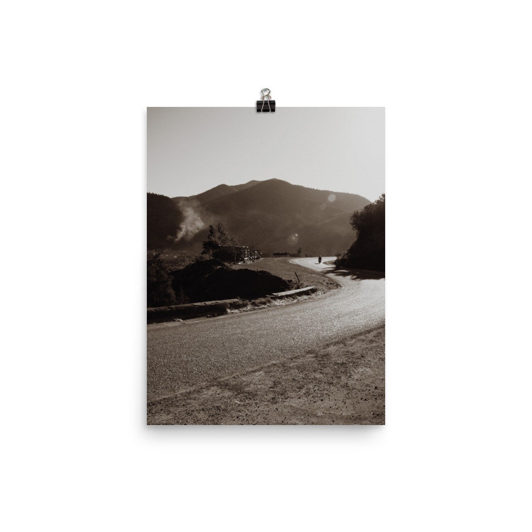 Unveiling a Limited Edition Scenic Image: Twisting Road - Etsy