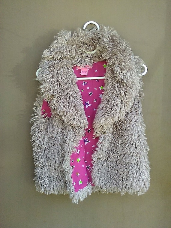 Betsey Johnson Fluffy Faux Fur Vest