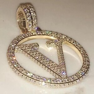 Customizable Real Moissanite Pendant | 3 CTW Ice-Out "Name Pendant" for Men | Hip Hop Style | Best Christmas Gift | Personalized Charm