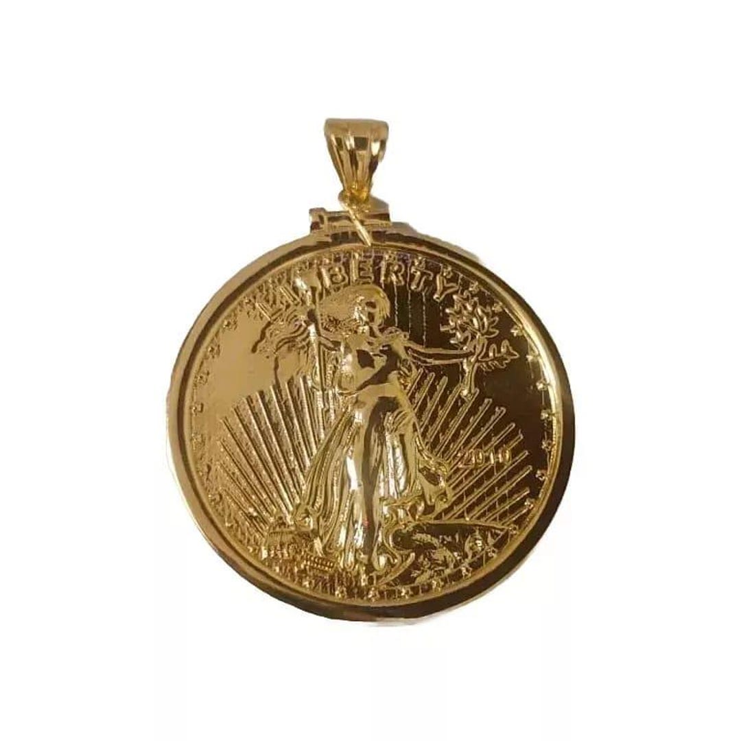 Gold Coin Pendant main image 0
