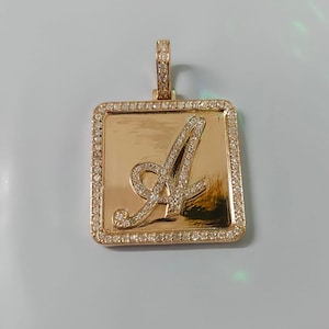 0.1Ct Real Moissanite Custom Name Pendant - Unique Sterling Silver Jewelry Gift for Birthdays, Anniversaries & Special Occasions
