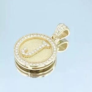 Real Moissanite Ice-Out Pendant | 1 CTW Customizable "Name Pendant" for Men | Hip Hop Charm | Ideal Christmas Gift | Personalized Charm