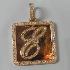 0.1Ct Real Moissanite Custom Name Pendant - Unique Sterling Silver Jewelry Gift for Birthdays, Anniversaries & Special Occasions