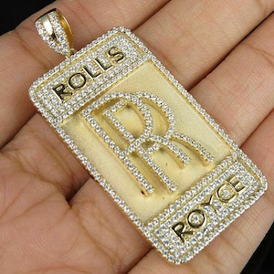 3 CTW Real Moissanite Pendant | Ice-Out Customizable "Name Pendant" for Men | Personalized Hip Hop Charm | Best Christmas Gift