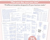 Work Planner: Printable, Office Organizer, Work Management, Freelancer, Productivity, Business