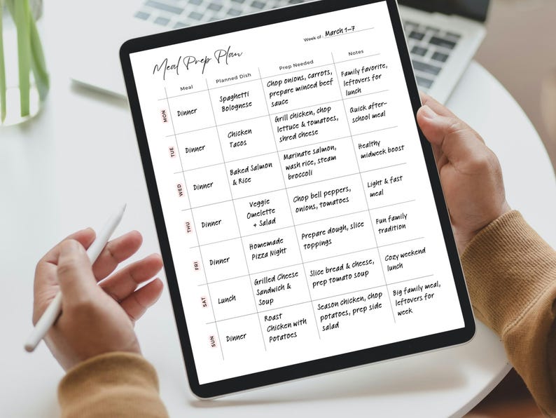 Busy Mom Planner: Printable Family Organizer (PDF Download A4/US Letter Size) image 5