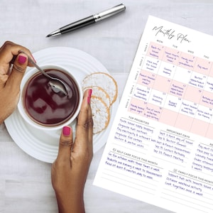 Busy Mom Planner: Printable Family Organizer (PDF Download A4/US Letter Size) image 8