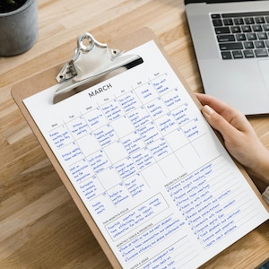 Work Planner: Printable, Office Organizer, Work Management, Freelancer, Productivity, Business image 6