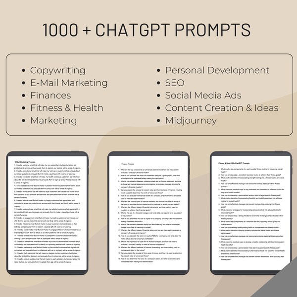 1000+ ChatGPT Prompts for All Users | +100 Midjourney Prompts | Ai Tools Copy Paste | Best Quality for GPT-4 , GPT-3,5