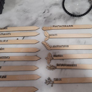 Herb Garden Stakes (.stl , .Lbrn2)