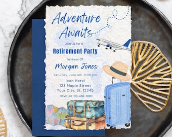 Retirement Party Invitation Retirement Invitation Template Retirement Instant Download Printable Retirement Invitation Retirement Dinner