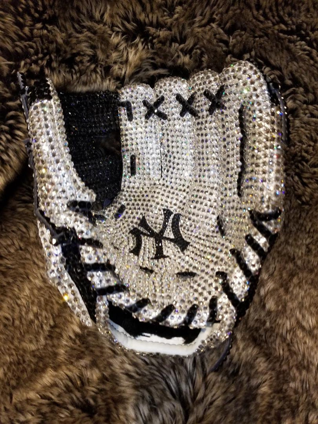 Swarovski Crystal New York Yankees Baseball Glove - Etsy
