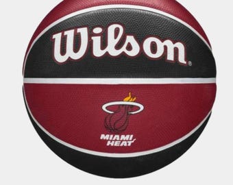 Swarovski Crystal Miami Heat Bling Basketball Official Full Size