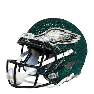 Swarovski Crystal Philadelphia Eagles Helmet bling helmet dad gift ideas sports lover gift ideas NFL gift football helmet super bowl ideas