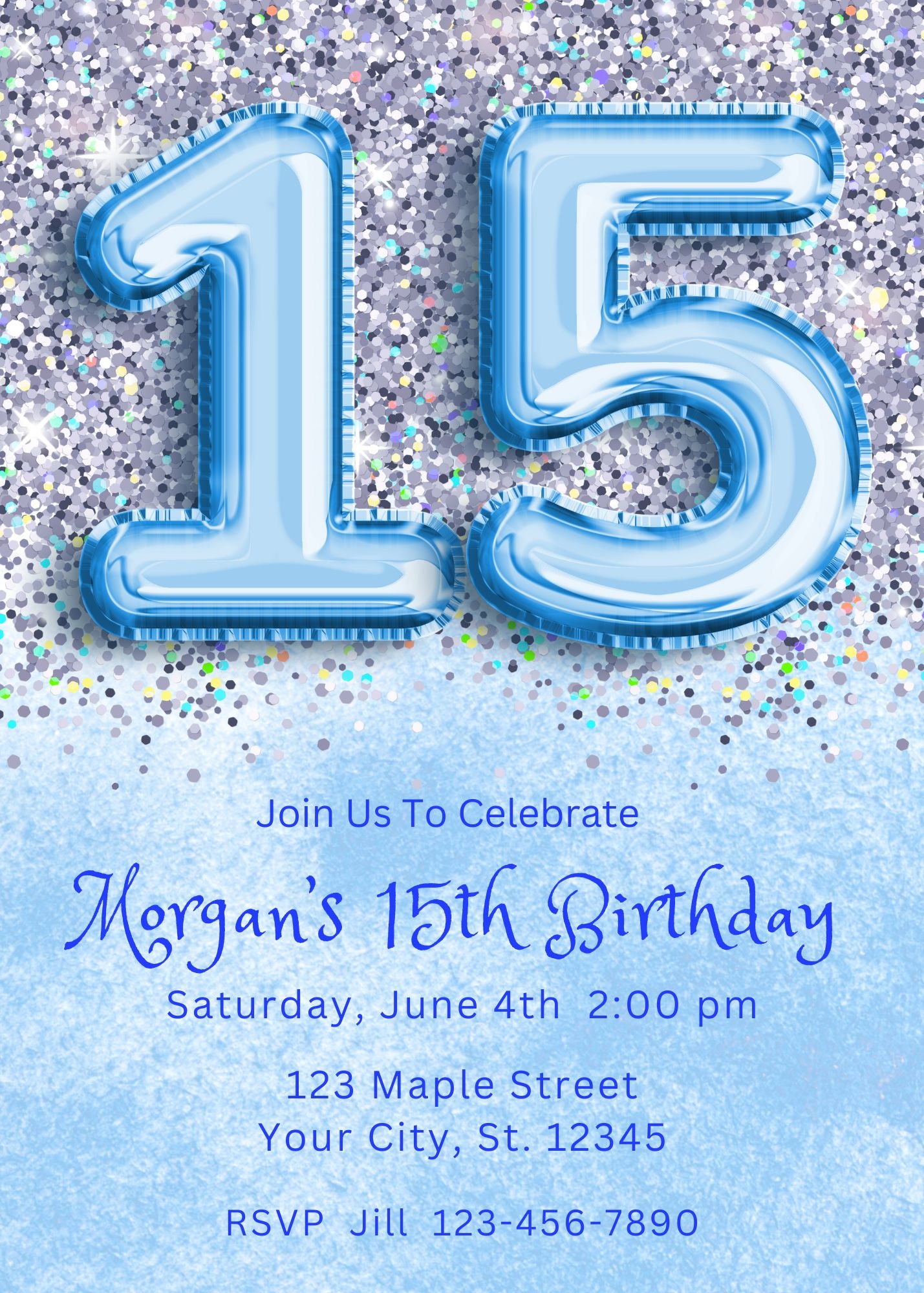 editable-15th-birthday-invitation-template-blue-glitter-birthday-party