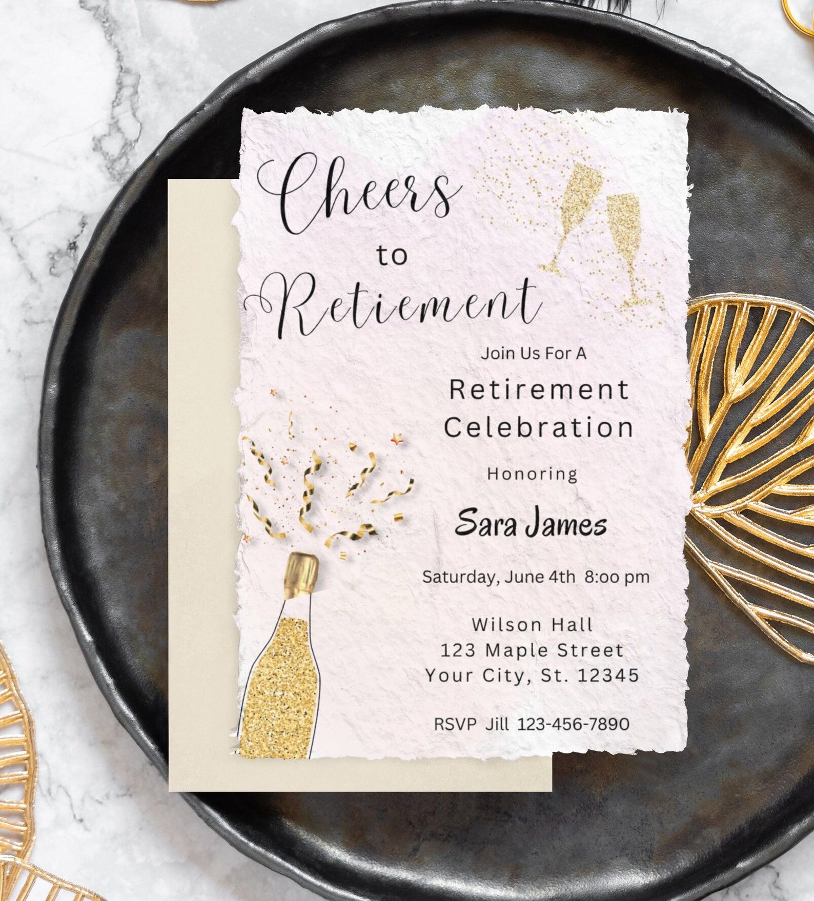Retirement Party Invitation Retirement Invitation Template Retirement ...