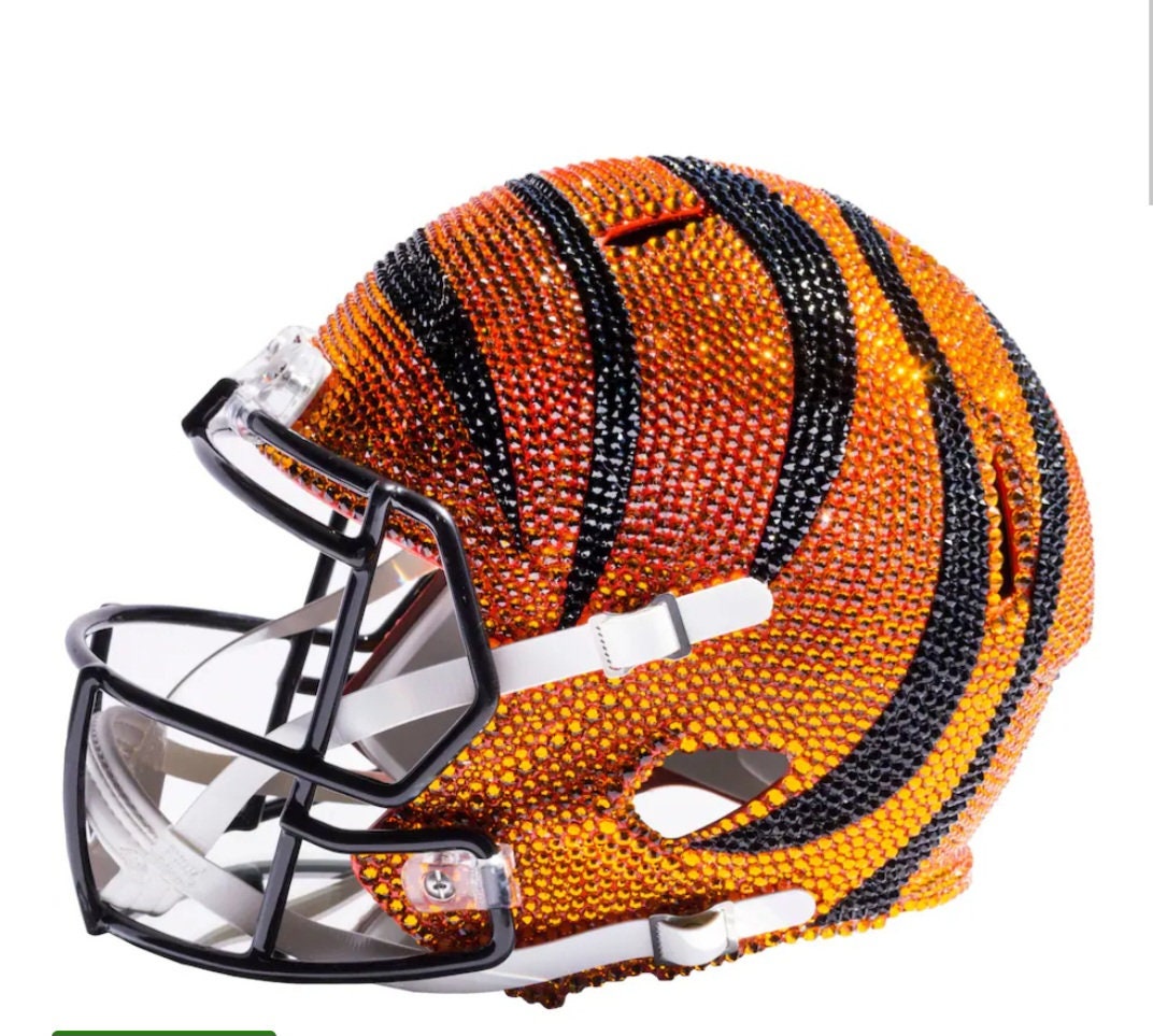  Riddell NFL Cinicinatti Bengals Full Size Speed Replica  Football Helmet : Sports & Outdoors
